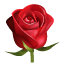 emoji con una rosa